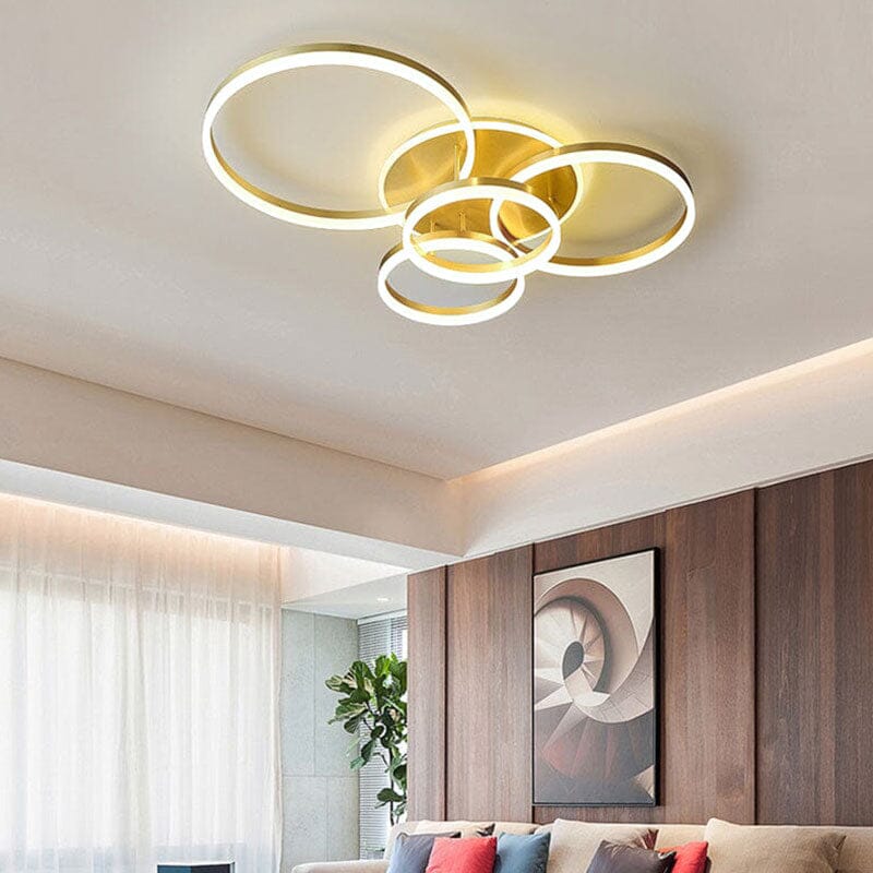 2/3.5 ft Circles Ceiling Light with LED Dimmable/Non - Dimmable - House Comfort