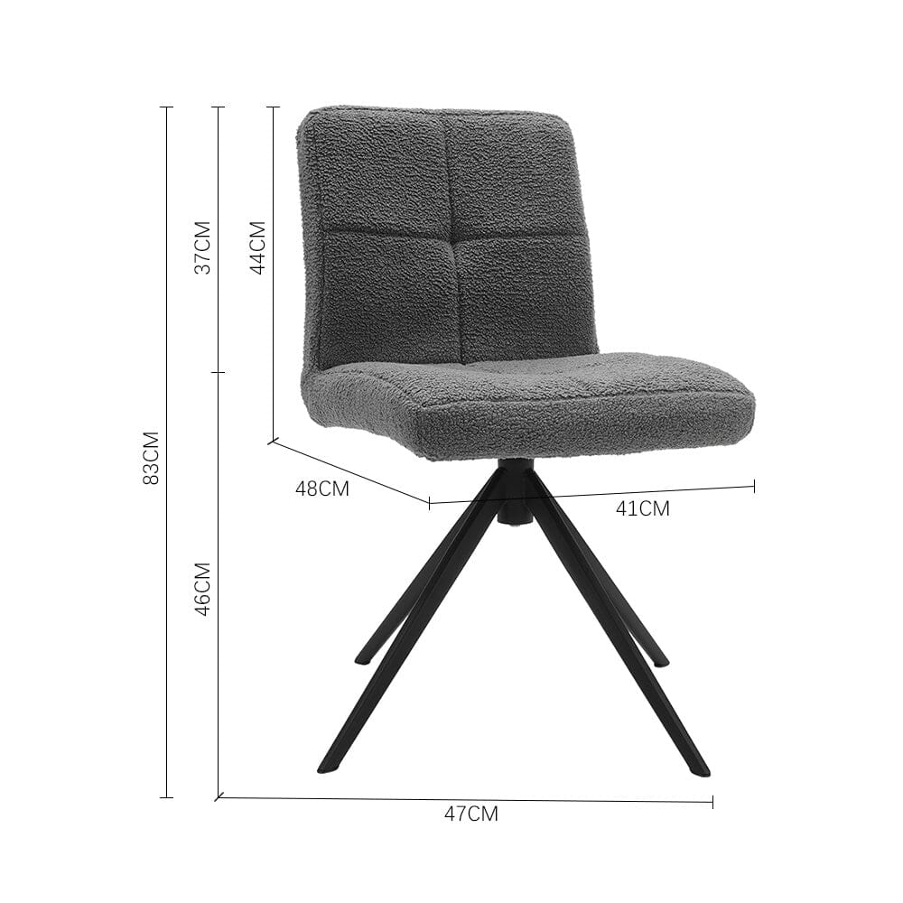 2Pcs Plush Breakfast Bar Stools - House Comfort