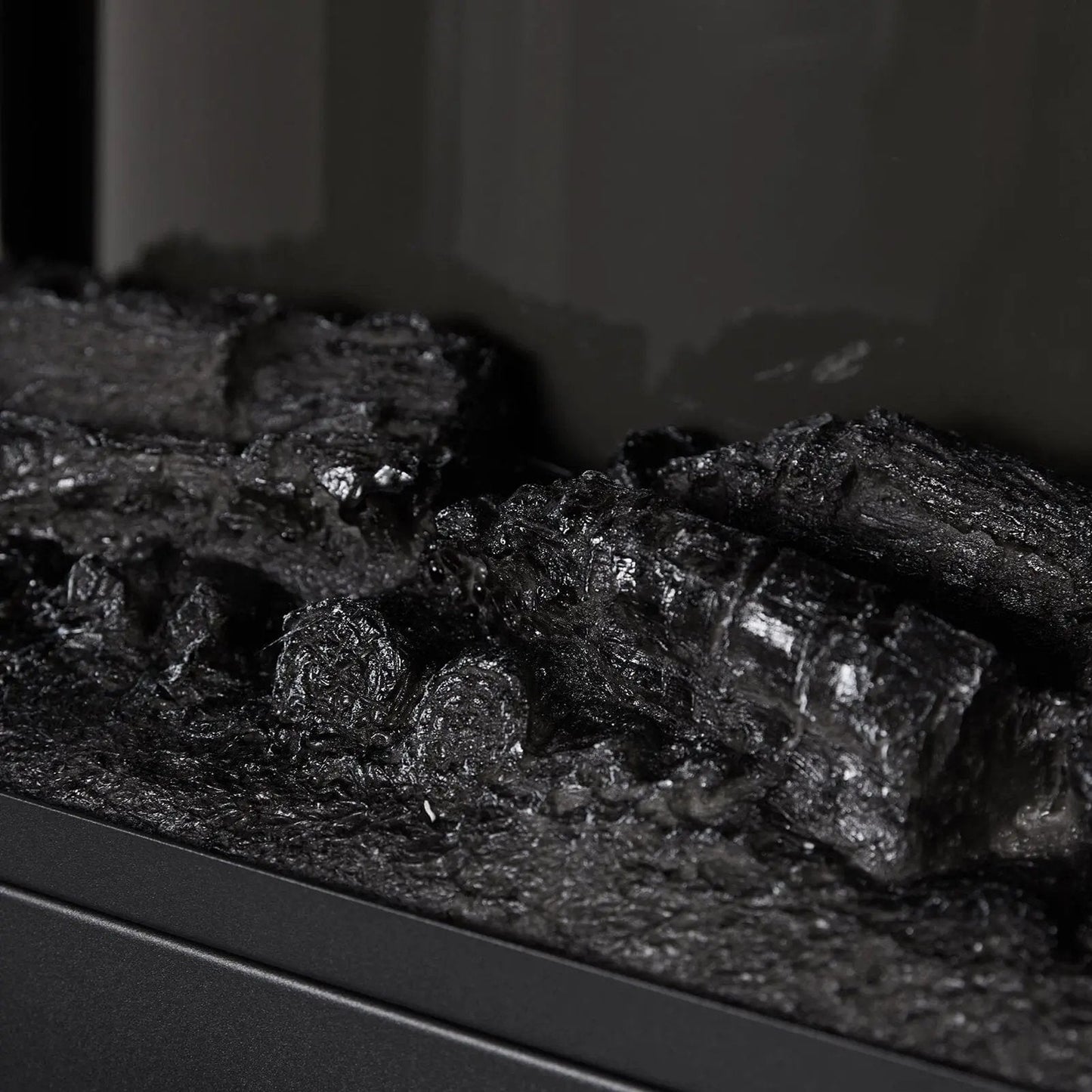 3 - Sided Freestanding Electric Fireplace with Remote Control – Black, 900/1800W, Adjustable LED Flame & Temperature - House Comfort