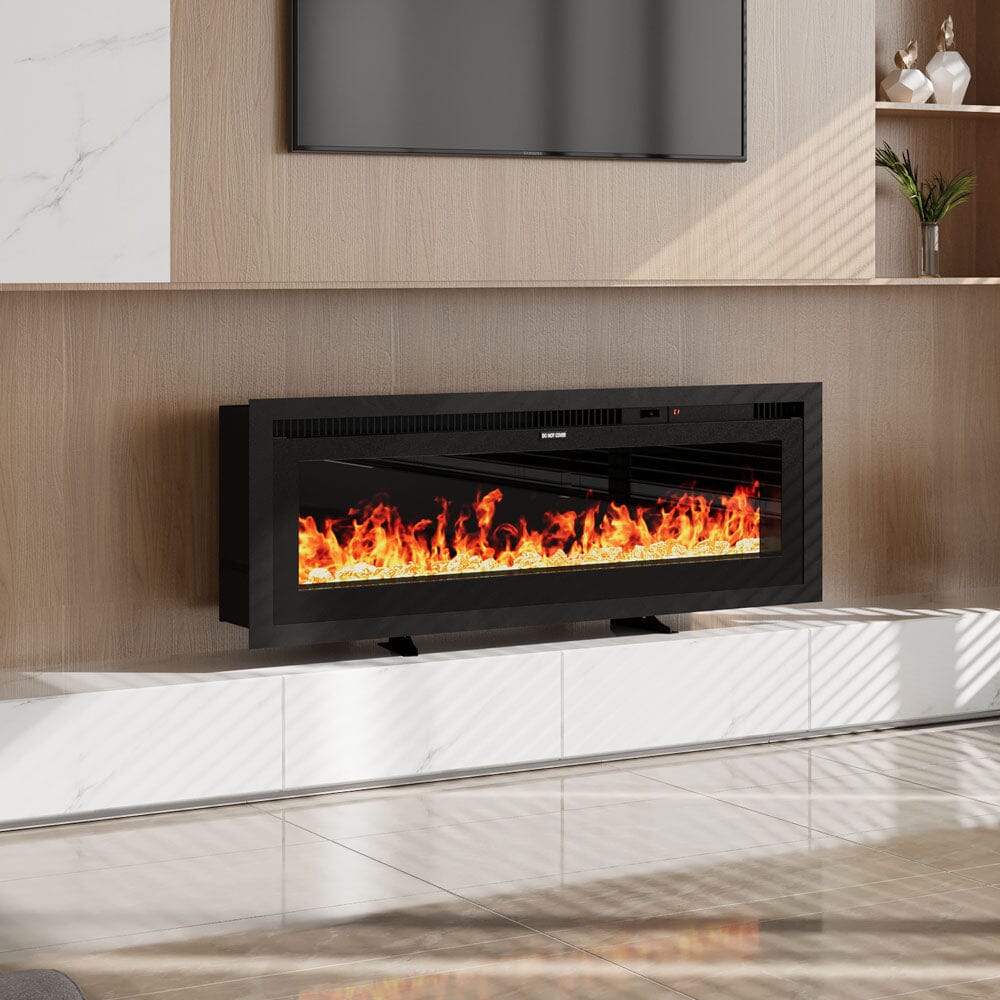 42/50/60/73 inch Electric Fire 12 Vibrant Flame Colours Electric Fireplace with Remote - House Comfort