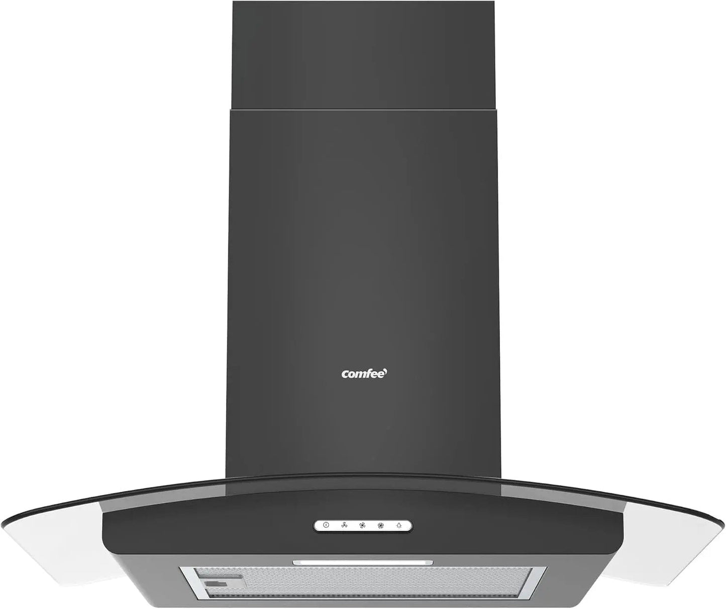 60cm Chimney Cooker Range Hood Kitchen Extractor with 3 - Speed Modes - House Comfort