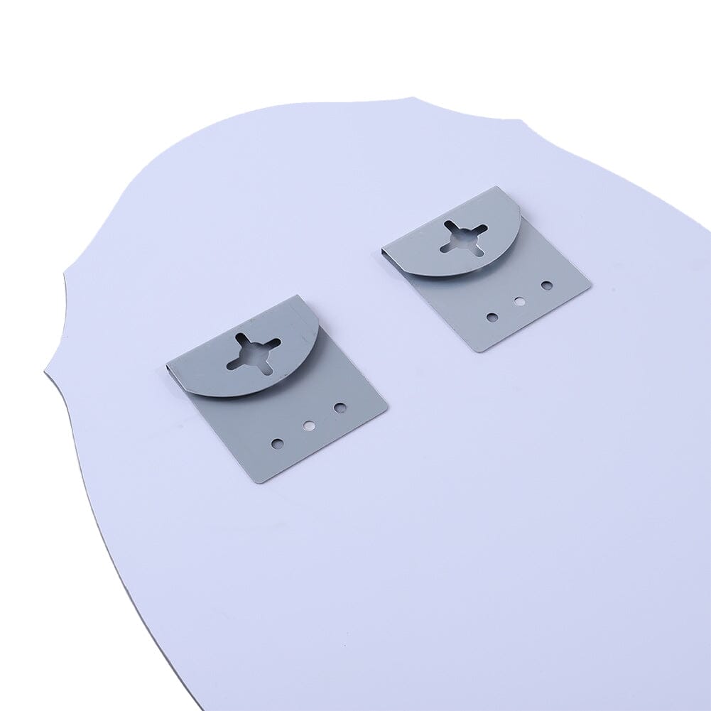 60cm H Ellipse Wall Mounted Mirror with Beveled Edge - House Comfort