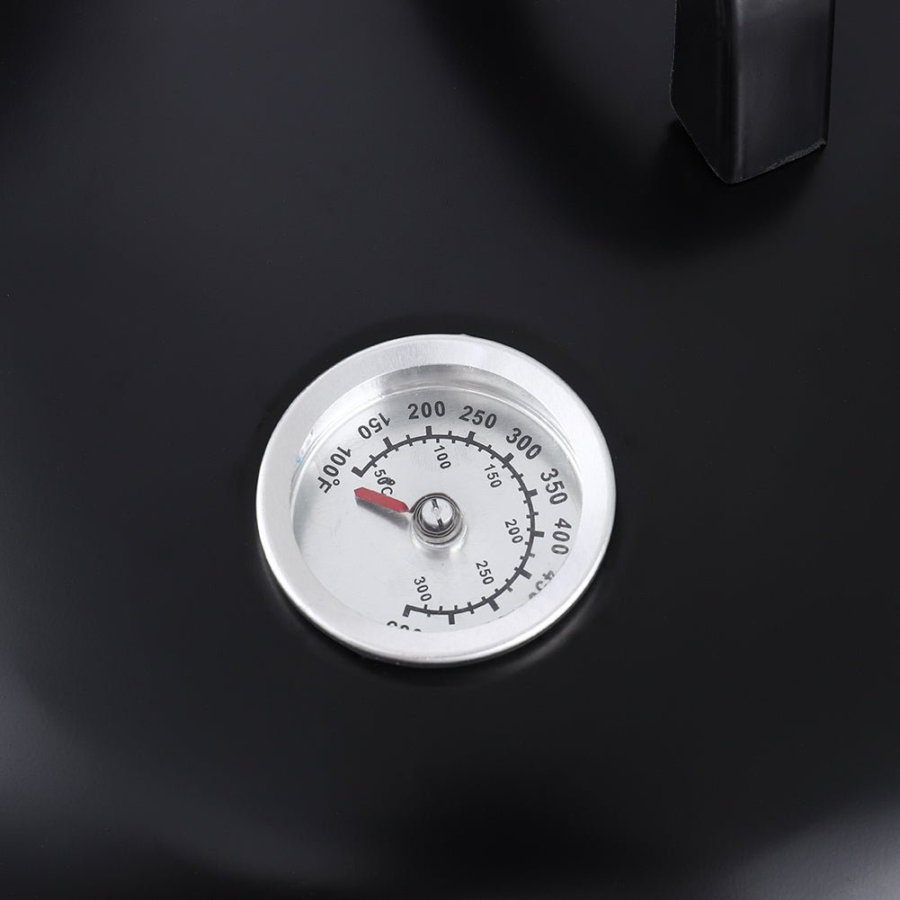 80 cm H 3 in 1 BBQ Charcoal Grill 3 Tier Smoker - House Comfort