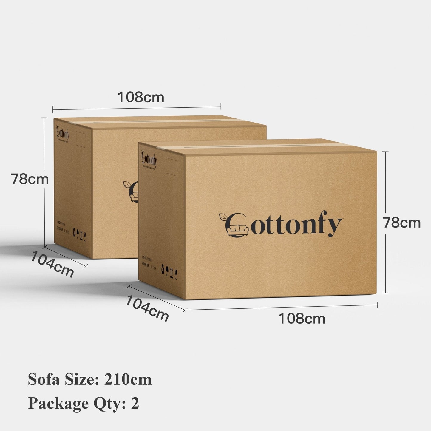 Cottonfy Solid Wood Folding Sofa Bed with Sleeper Chaise - House Comfort