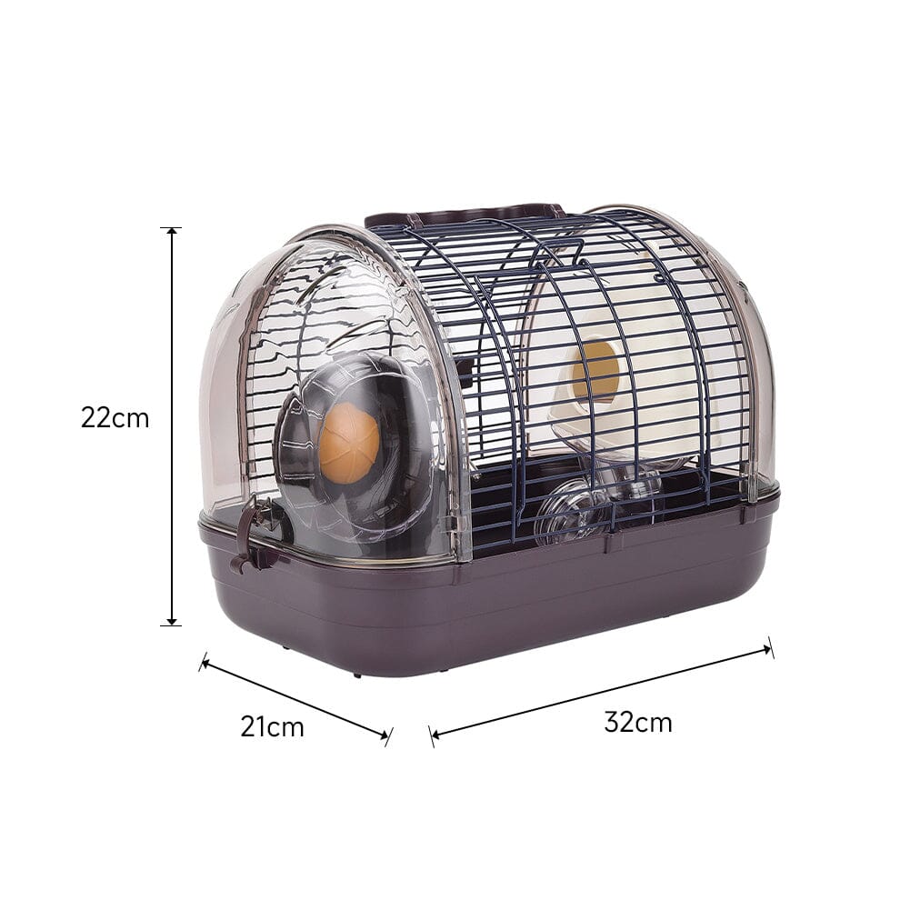 Crystal Hamster Cage: Stylish and Comfortable Outdoor Habitat - House Comfort