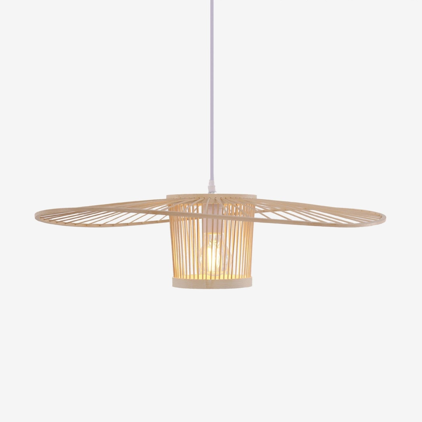 Lightsin Bamboo Pendant Light for Organic Elegance and Warmth - House Comfort