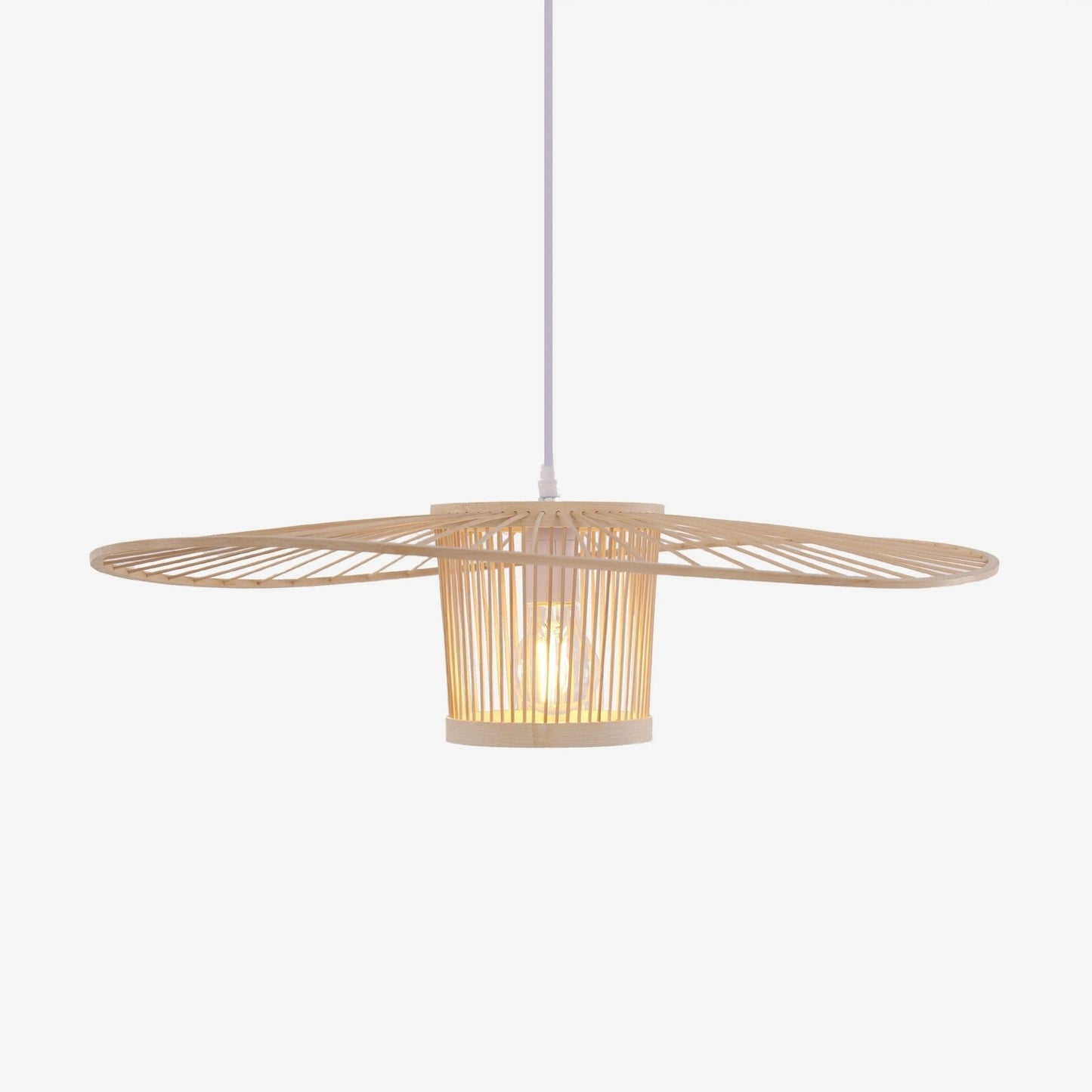 Lightsin Bamboo Pendant Light for Organic Elegance and Warmth - House Comfort