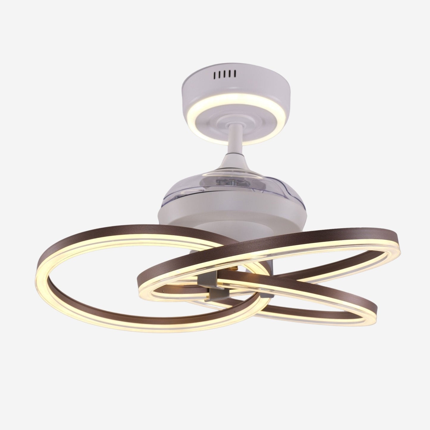 Lightsin Ceiling Fan with Light Quiet Copper Aluminum Fan Light with Remote Timer Control - House Comfort