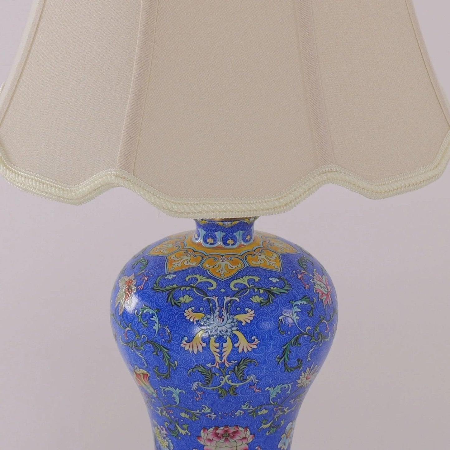 Lightsin Elegant Handcrafted Ceramic Table Lamp Collection with Floral Design - House Comfort
