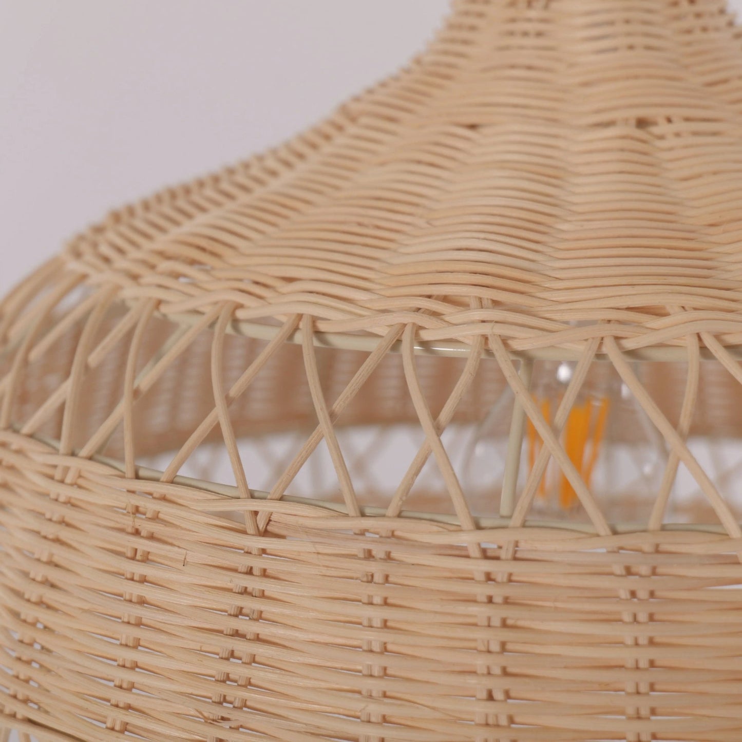 Lightsin Minimalist Bamboo Cone Ceiling Light - House Comfort