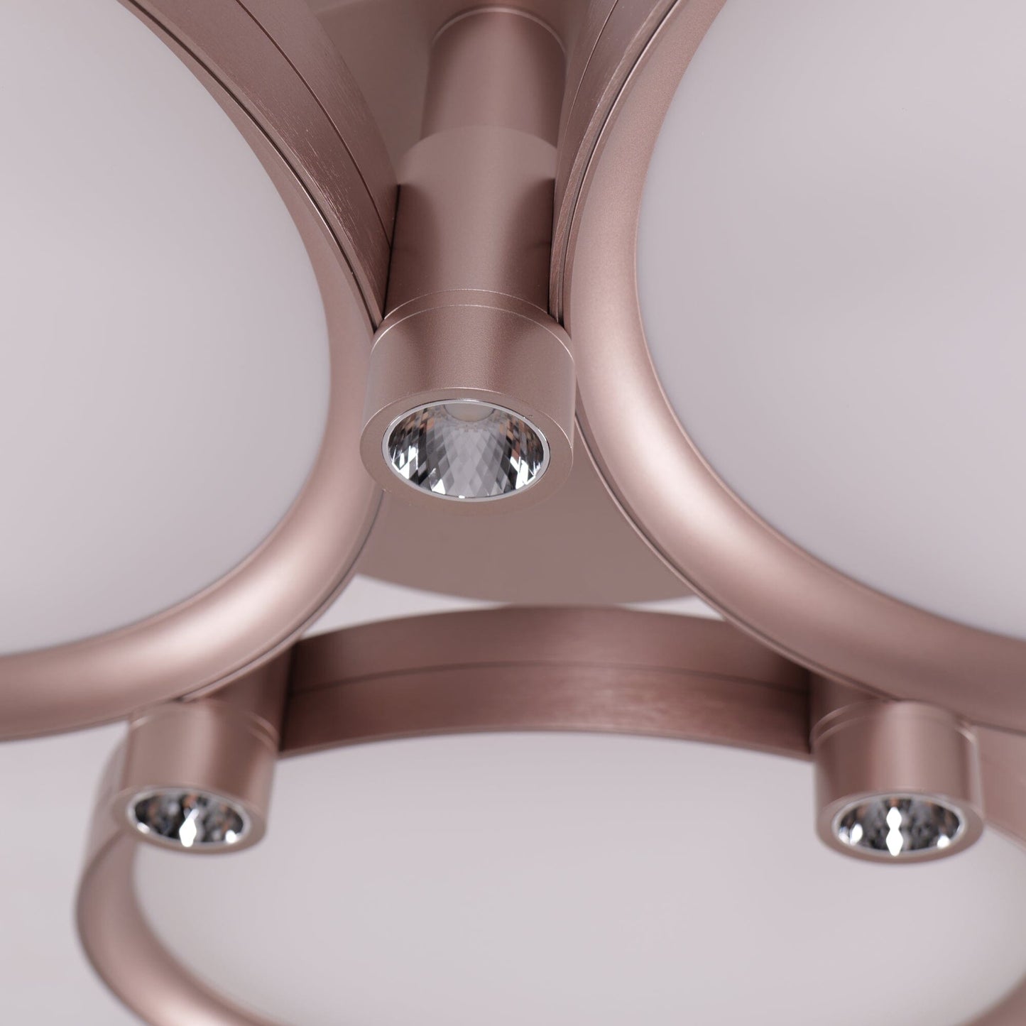 Lightsin Modern Three - Disk Silver/Gold Full Spectrum Ceiling Light - House Comfort