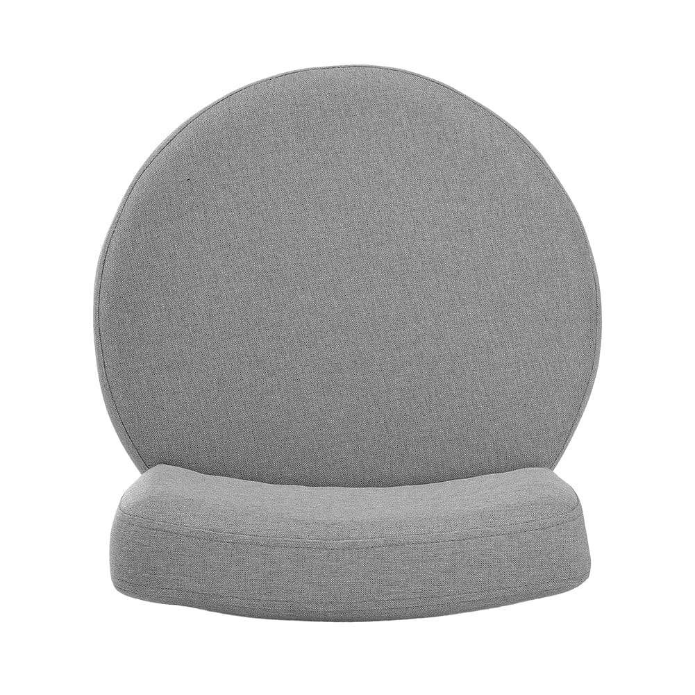 Linen Vanity Stool Chair with Metal Legs - House Comfort