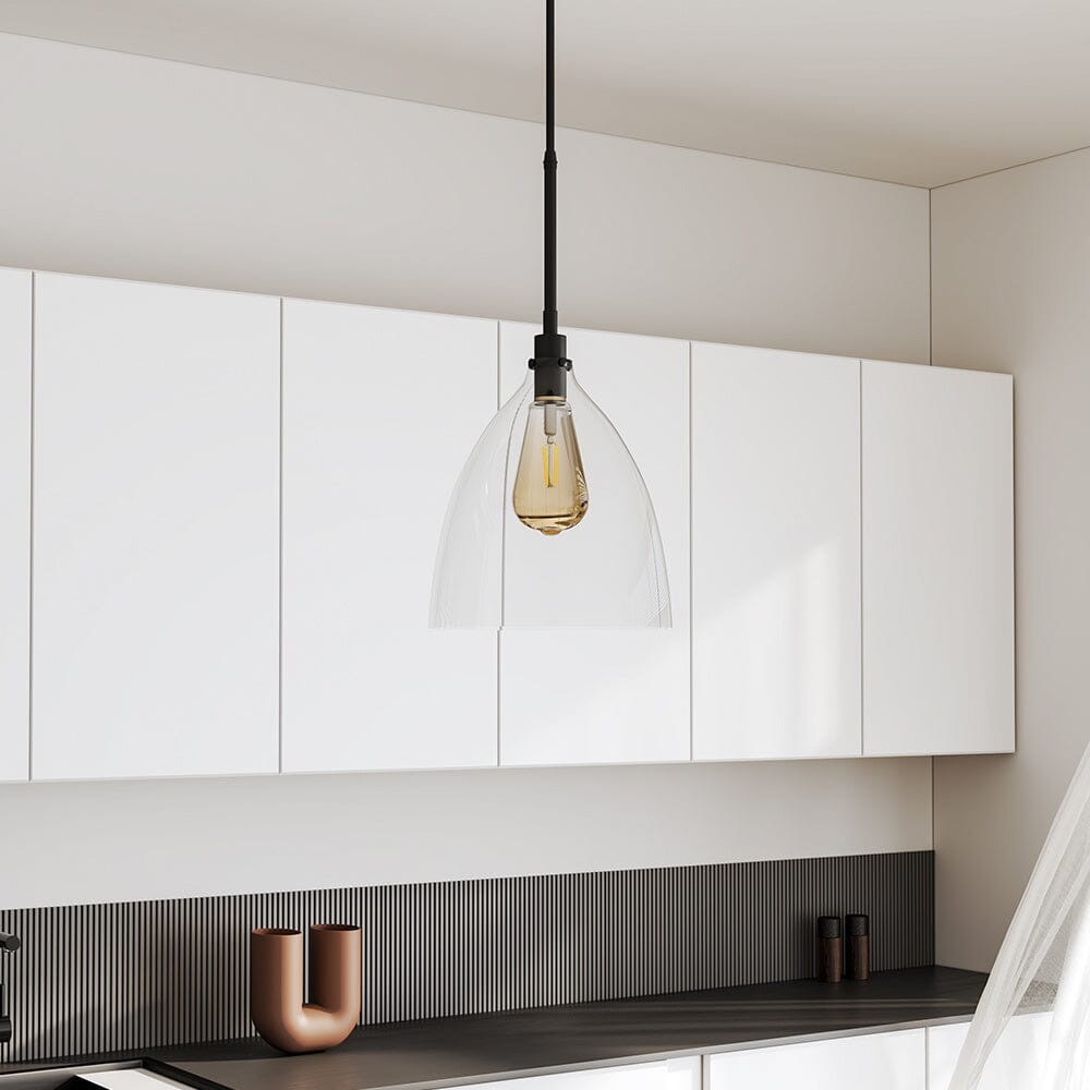 Modern Style Glass Single Light Pendant Light - House Comfort