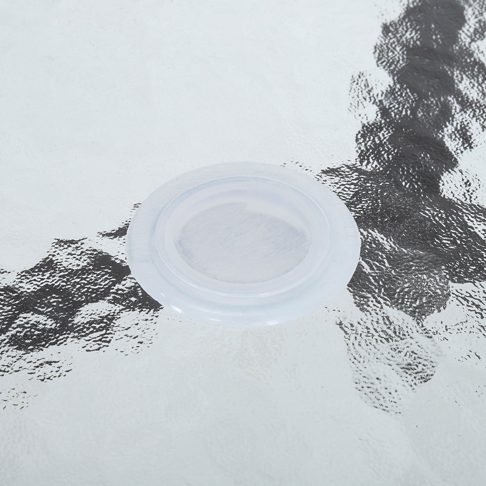 Patio Table Garden Coffee Table Rectangle Dining Table with the Umbrella Stand Hole - House Comfort