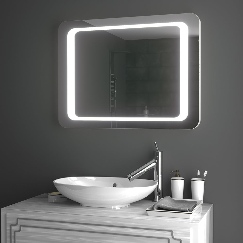 Rectangle LED Illuminated Bathroom Mirror - House Comfort