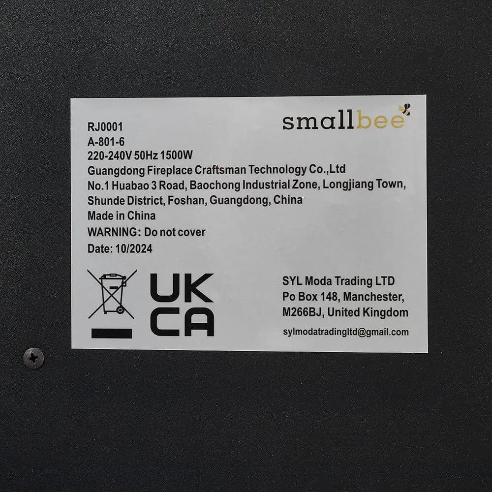 Smallbee 33/46/58inch WiFi Electric Fireplace with LED Display & Realistic Flame Effect - House Comfort