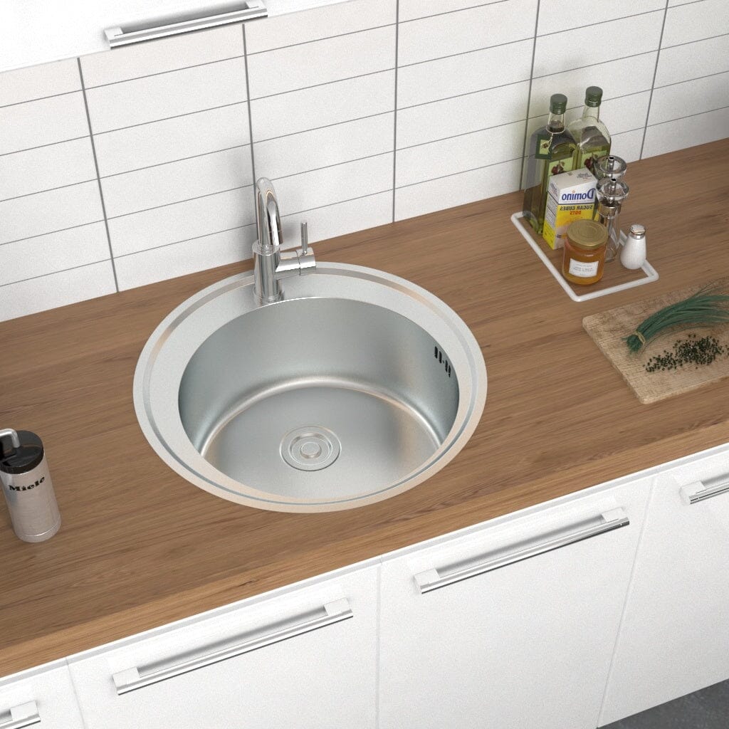 Stainless Steel Kitchen Sink Single Bowl Catering - House Comfort