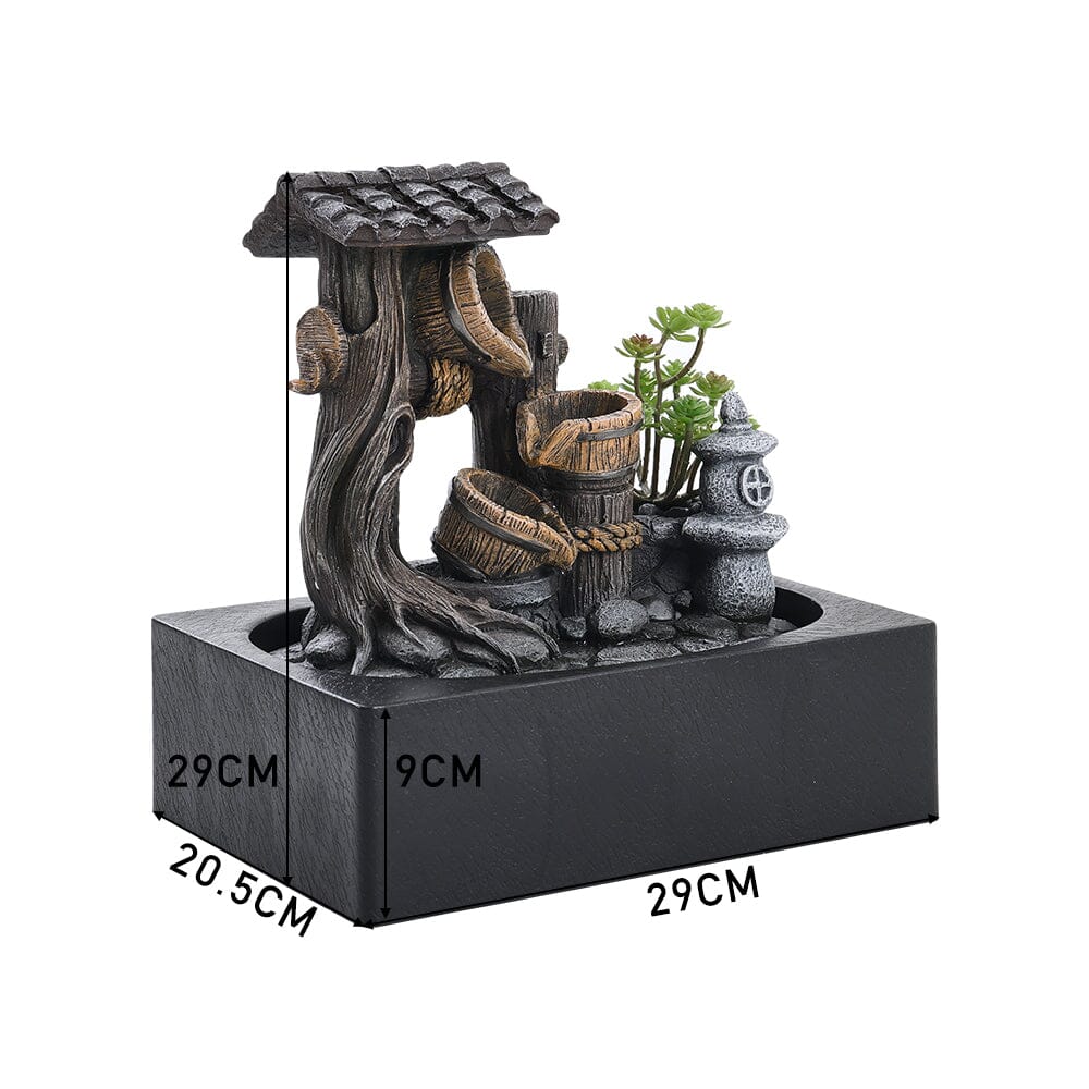 Tabletop Fountain Relaxation Water Feature for Home Decor Perfect for Relaxation Meditation - House Comfort