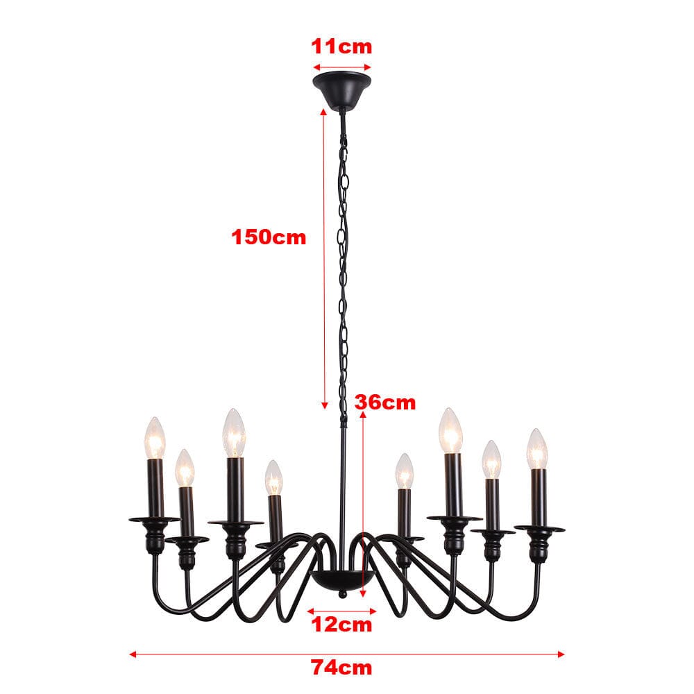 Vintage Style Candle Pendant Light - House Comfort