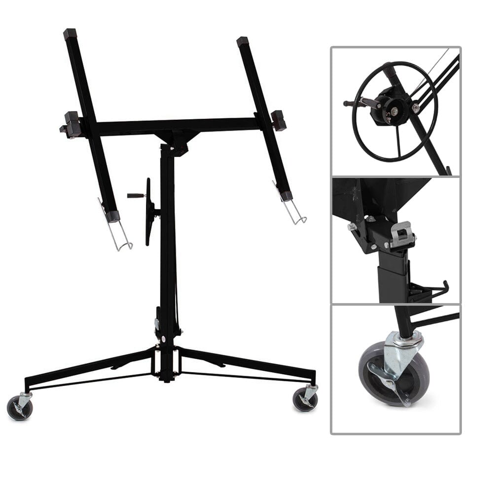 11 ft Drywall Panel Hoist Lifter with Convenient Design and Easy Assembly - House Comfort