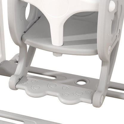 110cm H Grey Floor Standing Toddler Swing for Kids - House Comfort