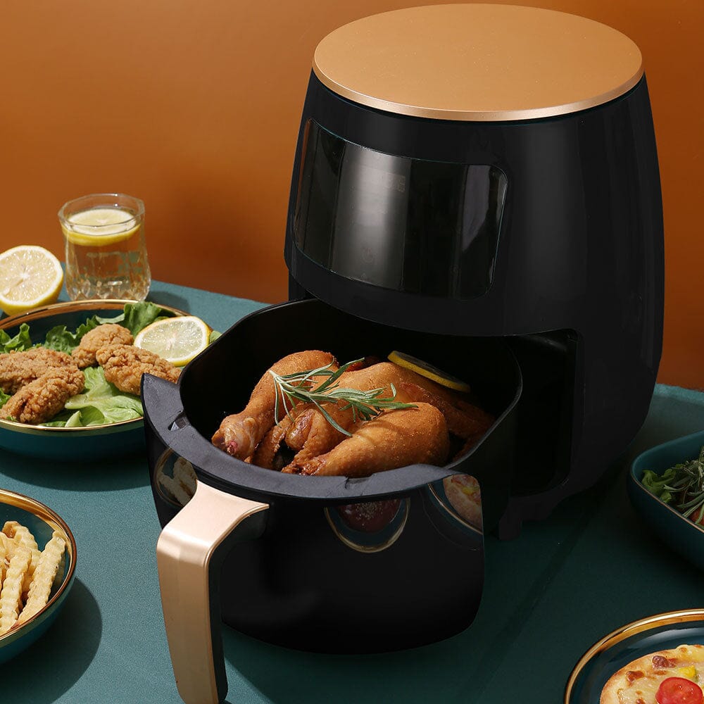 4 Litre Air Fryer with Non-stick Basket and Digital Screen Control Velora Boutique