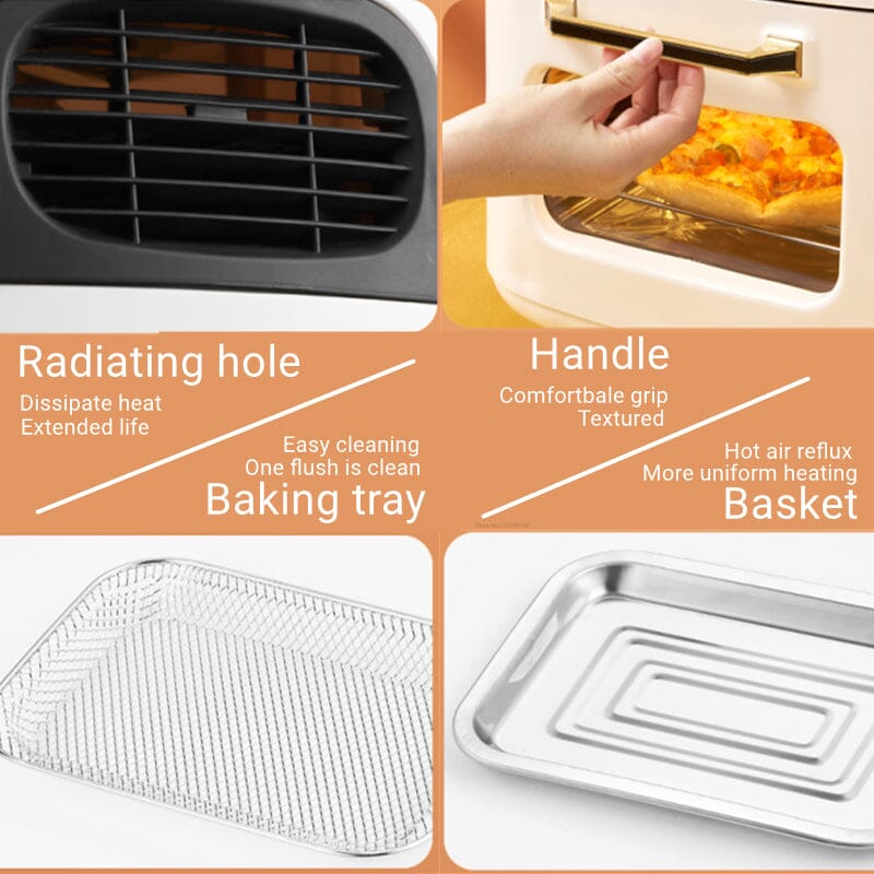 11L Large Kitchen Air Fryer with Visible Front Window - House Comfort