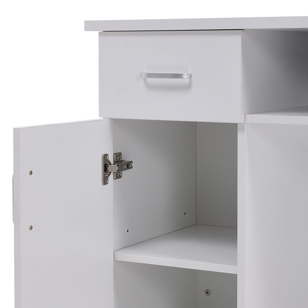 120cm Wide Wheeled Manicure Table with Electric Dust Extractor - House Comfort