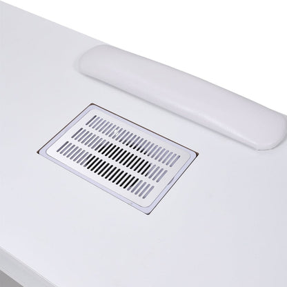 120cm Wide Wheeled Manicure Table with Electric Dust Extractor - House Comfort