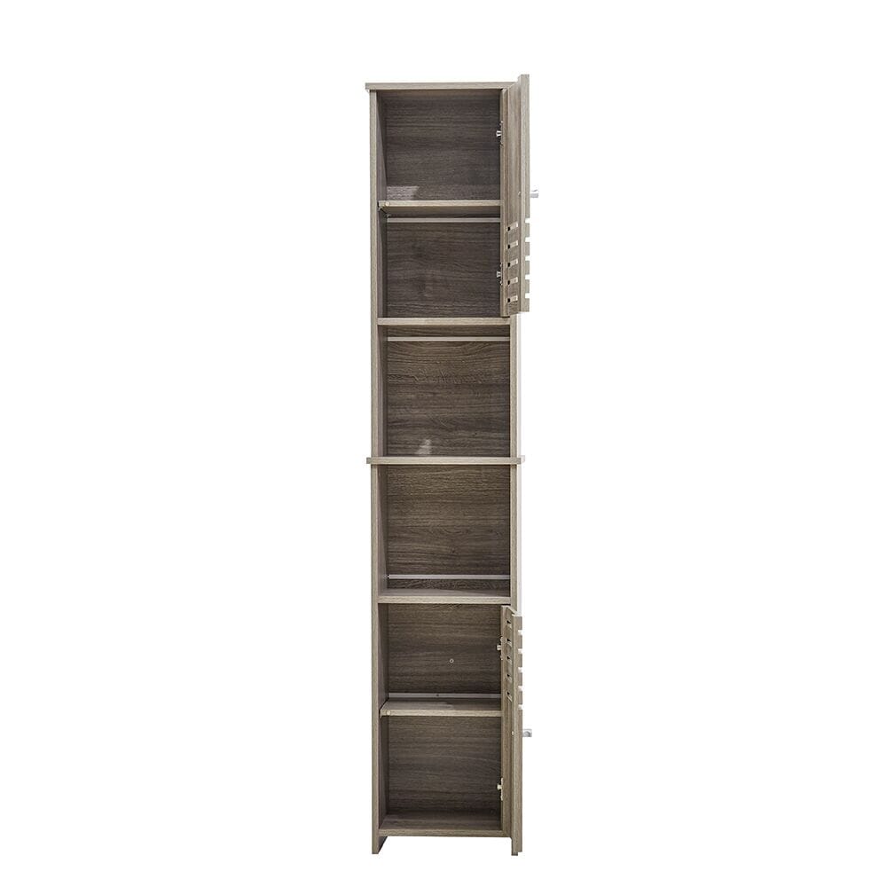 Freestanding Tall Bathroom Storage Cabinet Velora Boutique