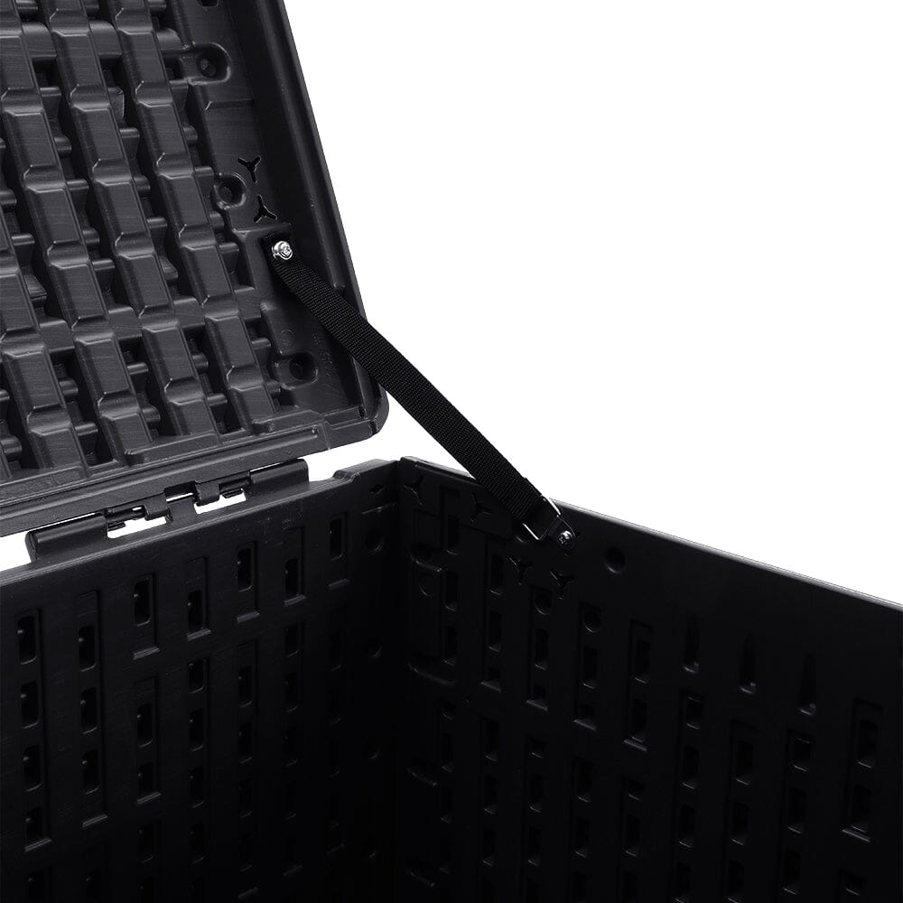 127cm W Rattan Garden Storage Outdoor Deck Box - House Comfort