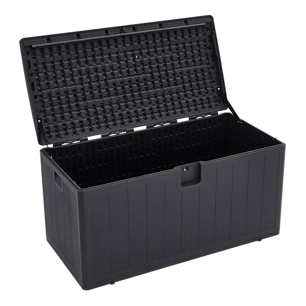 127cm W Rattan Garden Storage Outdoor Deck Box - House Comfort
