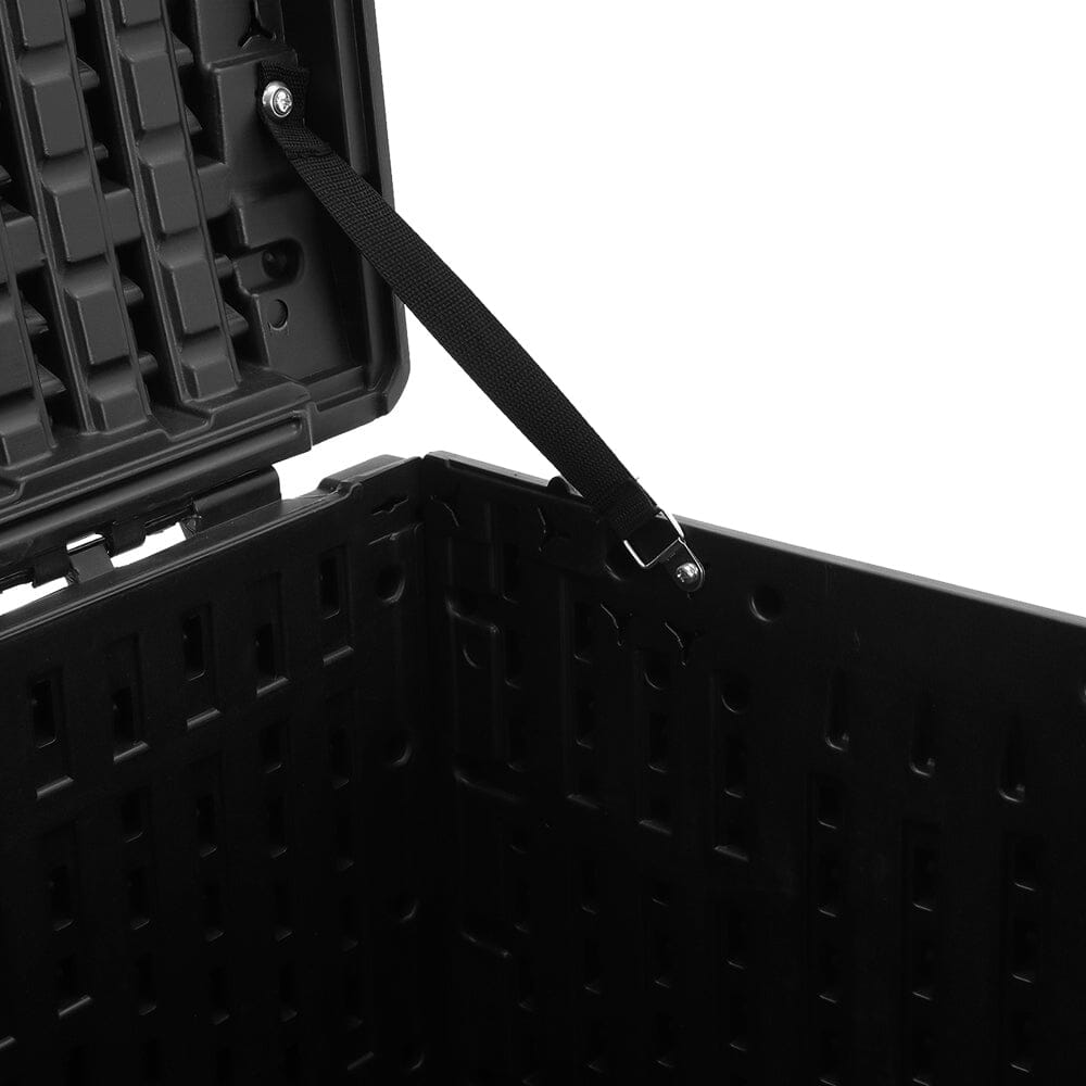 127cm W Rattan Garden Storage Outdoor Deck Box - House Comfort