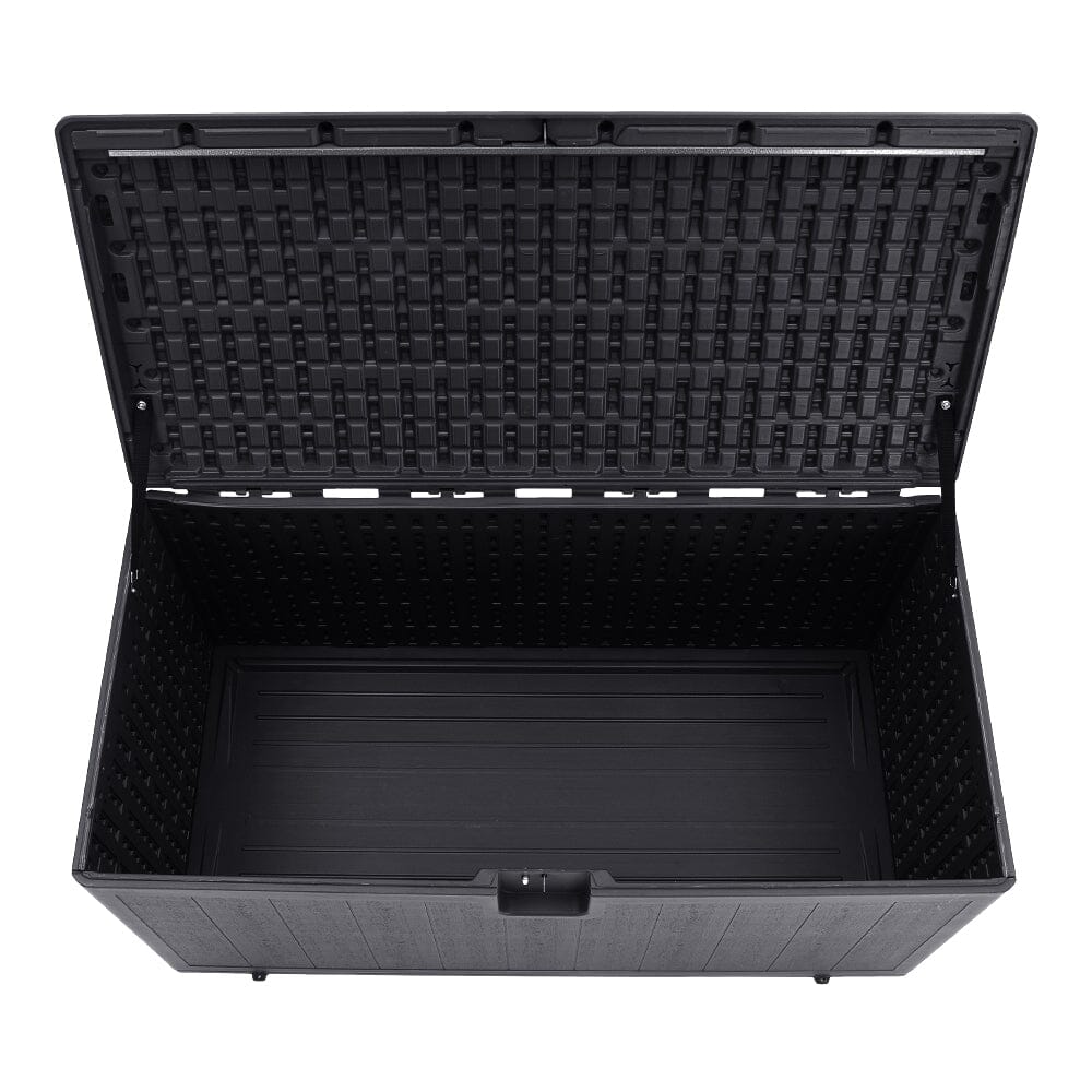 127cm W Rattan Garden Storage Outdoor Deck Box - House Comfort
