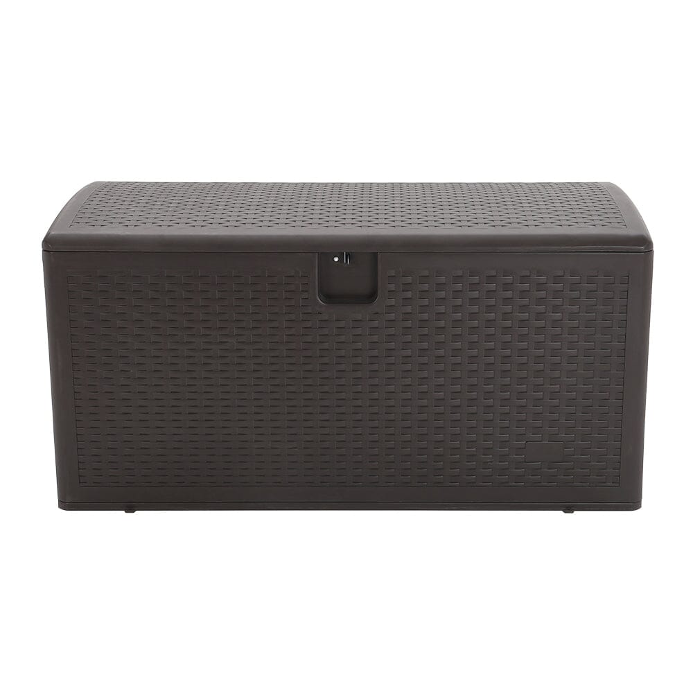 127cm W Rattan Garden Storage Outdoor Deck Box - House Comfort