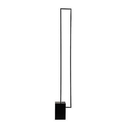 129cm Height Metal LED Floor Lamp Tube Lamp with Black Base - House Comfort