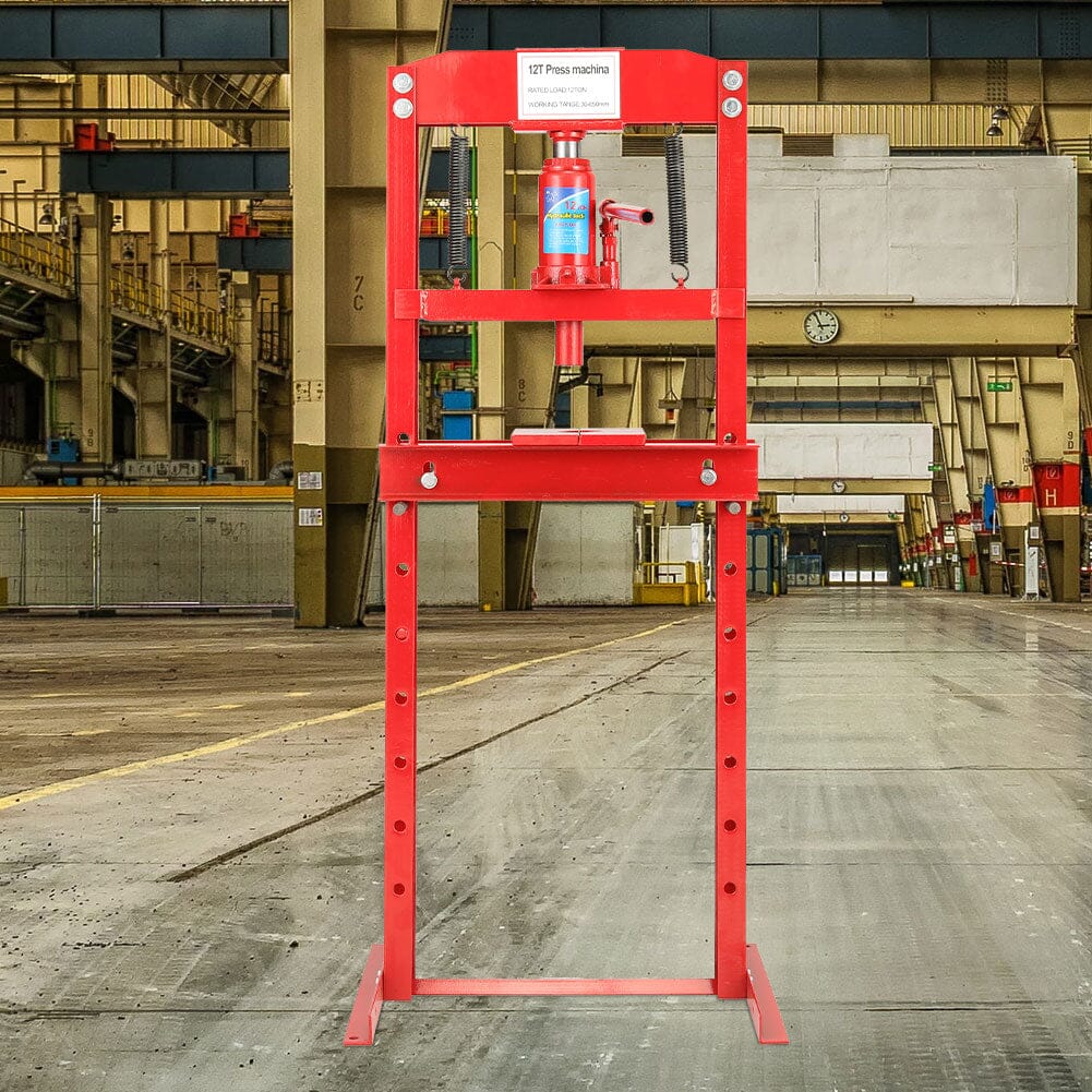 12Ton/20Ton Workshop Press Floor Standing Hydraulic H - Frame - House Comfort