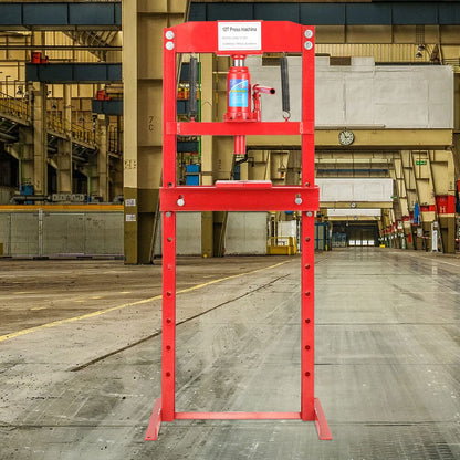 12Ton/20Ton Workshop Press Floor Standing Hydraulic H - Frame - House Comfort