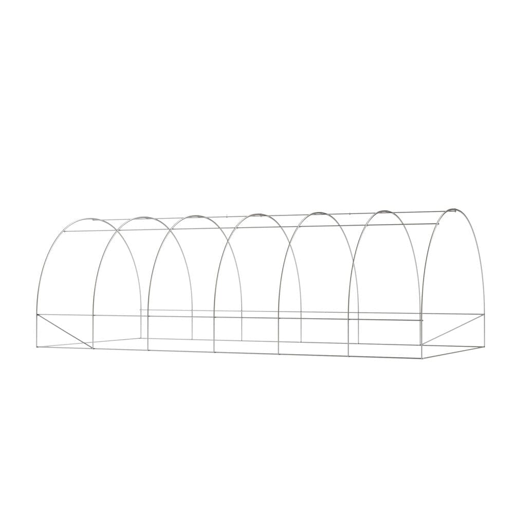 13×9ft/ 19×9ft Metal Framed Walk - in Greenhouse with Zipper Door and Windows - House Comfort