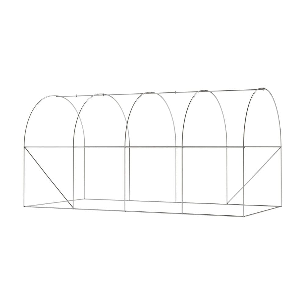 13×9ft/ 19×9ft Metal Framed Walk - in Greenhouse with Zipper Door and Windows - House Comfort