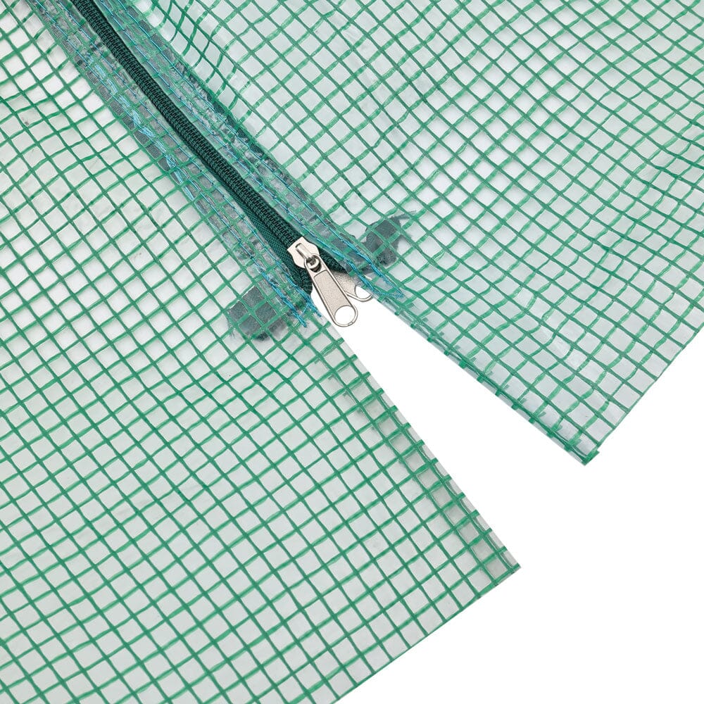 13×9ft/ 19×9ft Metal Framed Walk - in Greenhouse with Zipper Door and Windows - House Comfort