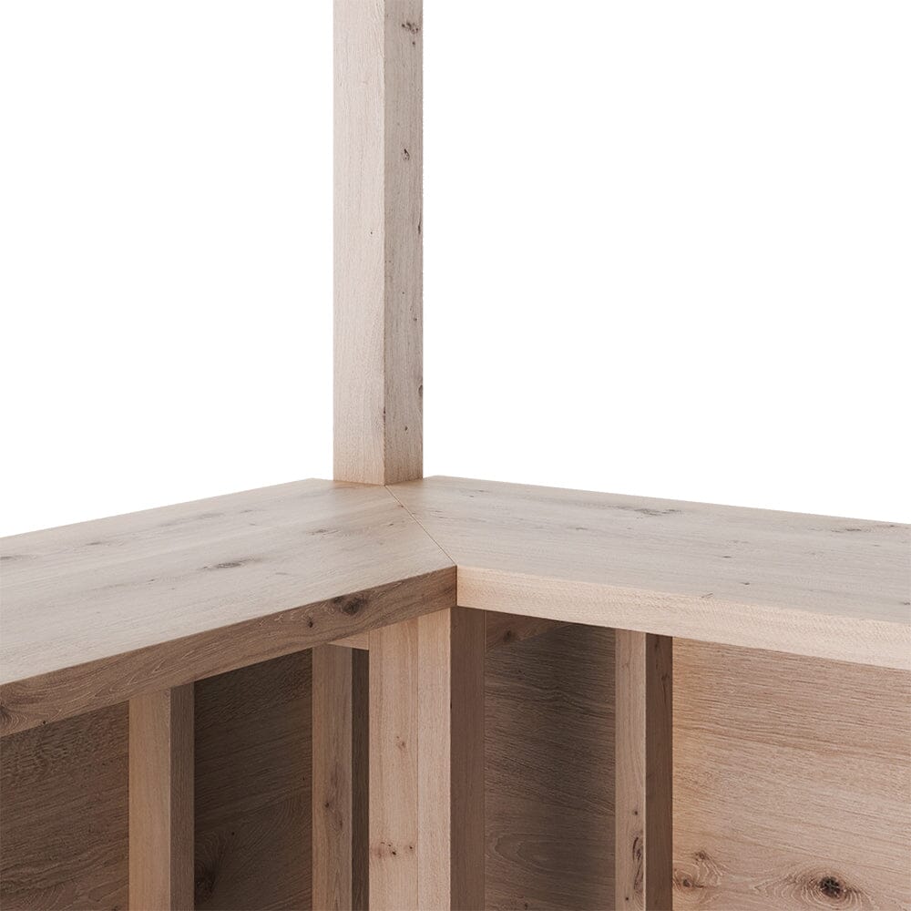 140cm Wide Solid Wood Garden Bar With Pine Countertop - House Comfort