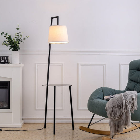 150cm H Metal Tray Table Floor Lamp - House Comfort