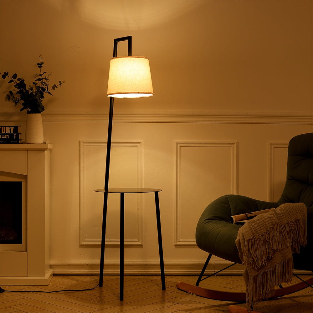 150cm H Metal Tray Table Floor Lamp - House Comfort