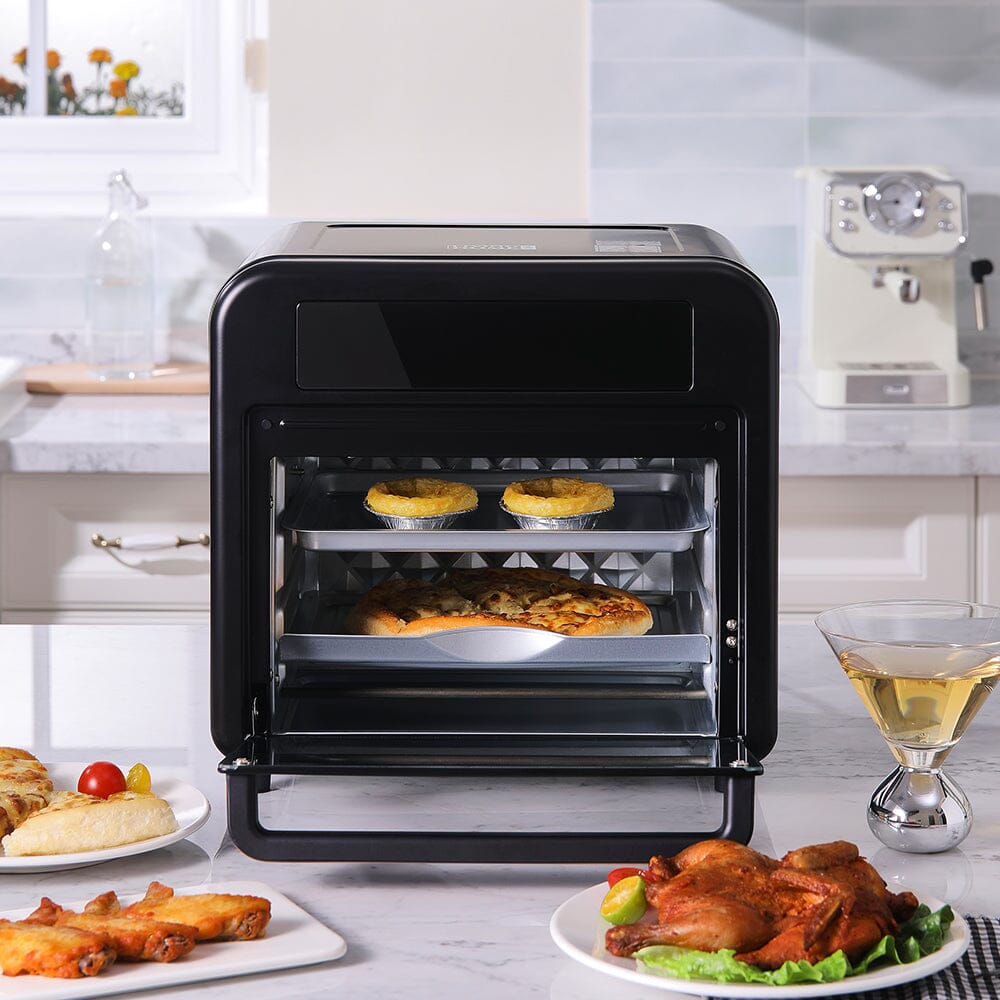 15L Smart Versatile Air Fryer Toaster Oven with Accessories Tools - House Comfort