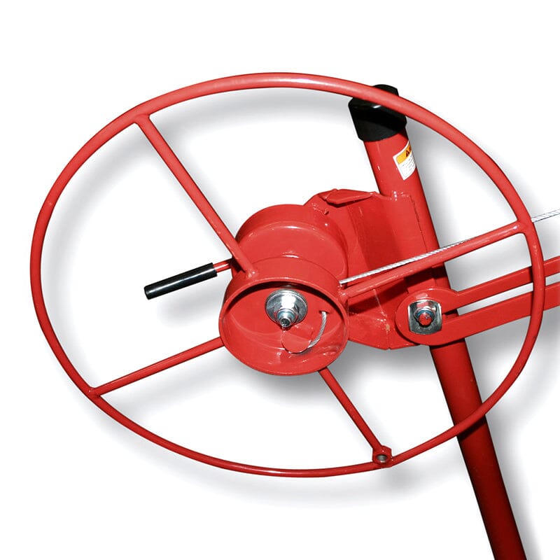 16 Ft Drywall Lifter Panel Hoist Rolling Caster Construction With Lockable Wheels - House Comfort