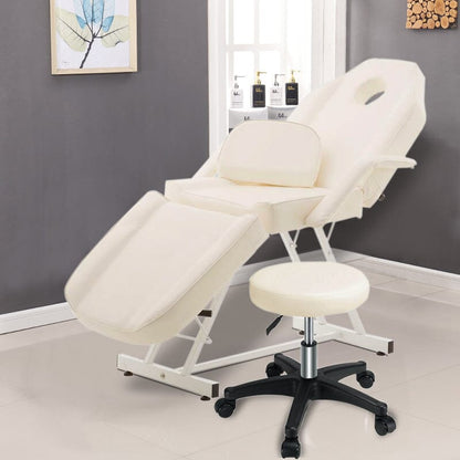 178cm L Adjustable Beauty Bed Salon Chair Set with Stool - House Comfort