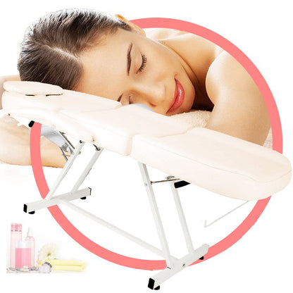 178cm L Adjustable Beauty Bed Salon Chair Set with Stool - House Comfort