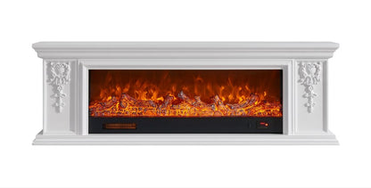180cm W Remote Freestanding Fireplaces Bluetooth Player TV Stand Electric Fireplace - House Comfort