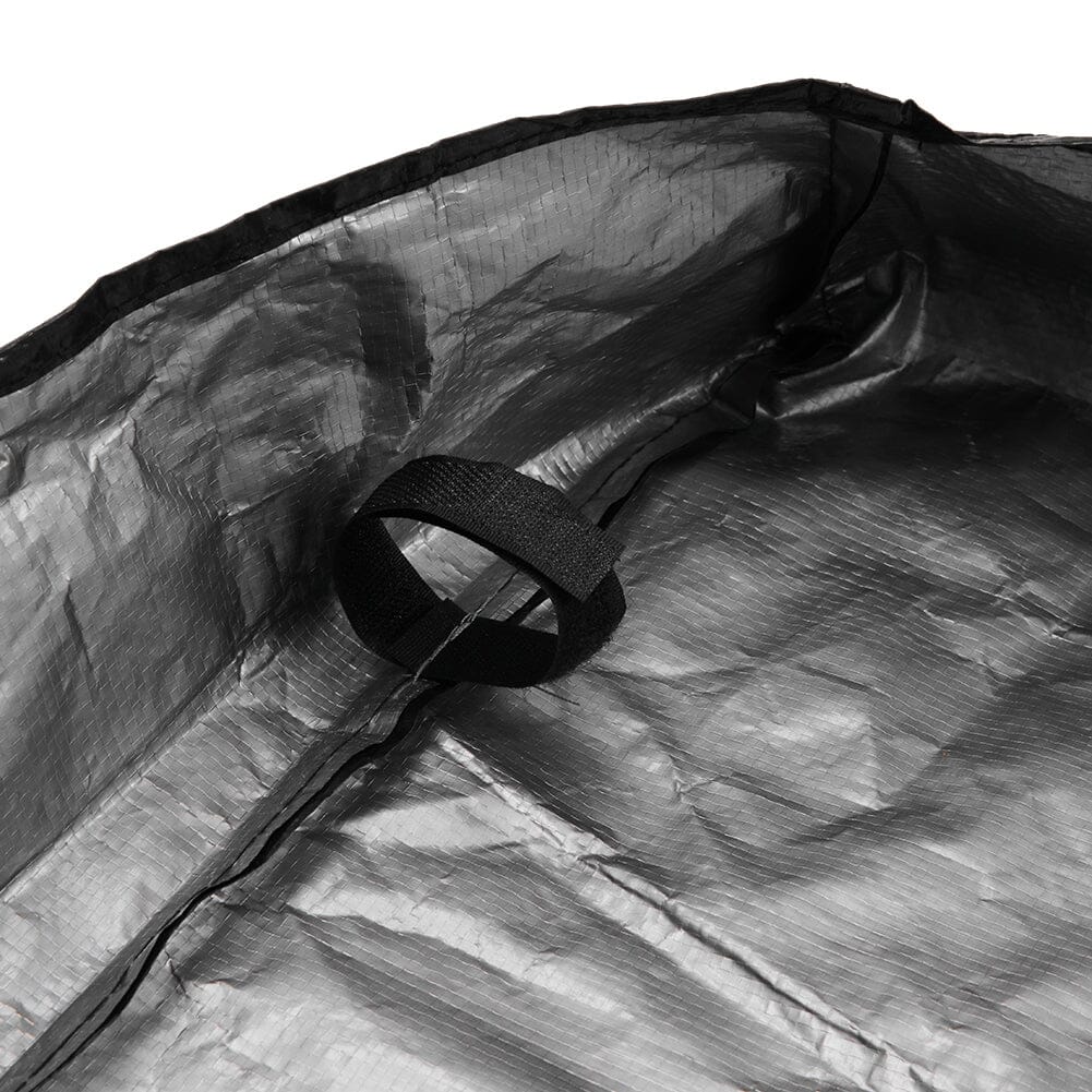 185cm W Garden Metal Tube Firewood Rack with Roof - House Comfort